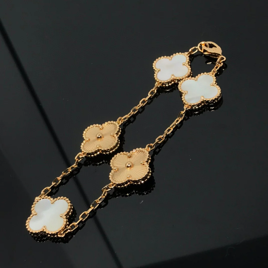 VCS002 VCA vintage alhambra Bracelet 5 motifs - ccjewelryacc