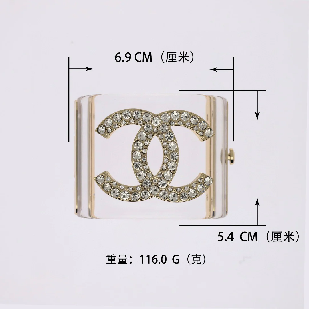 CCS080 CC acrylic cuff bracelet - ccjewelryacc