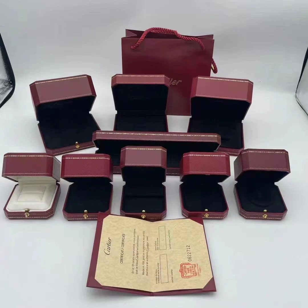 3 in 1 K Gold vesion Brand original Jewelry package box for necklace pendant, ring,braceletgift package box shopping bag high quality CTZ001 - ccjewelryacc