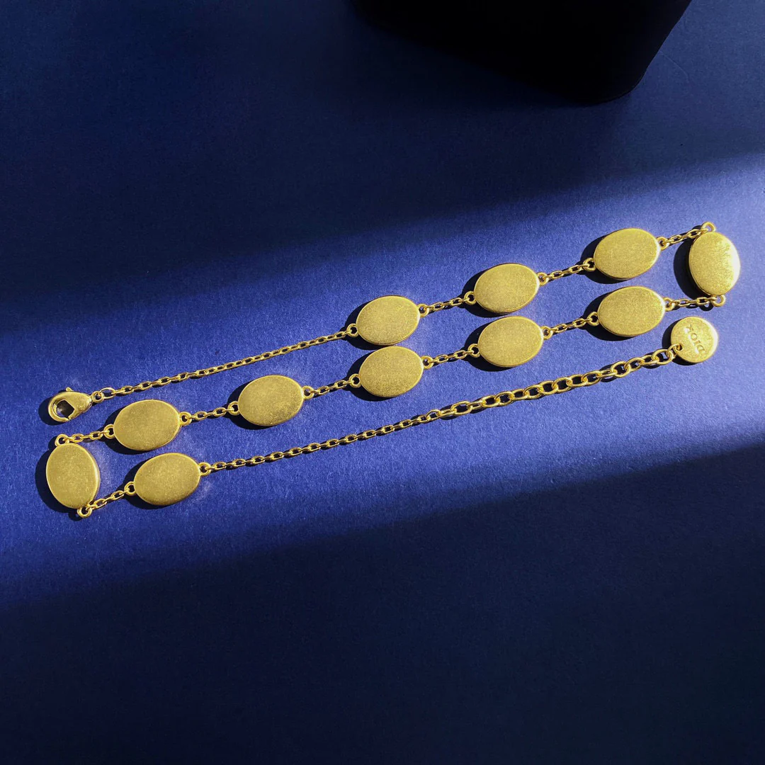 CDN323 Petit CD Necklace for Women - ccjewelryacc