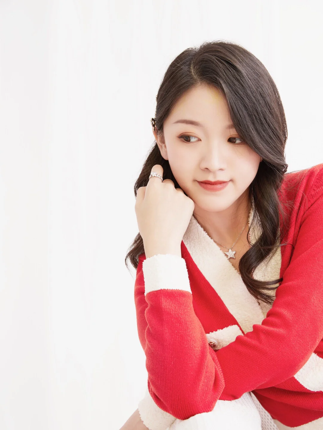 CCRS002 18K white Gold diamond Comète Chevron ring - ccjewelryacc