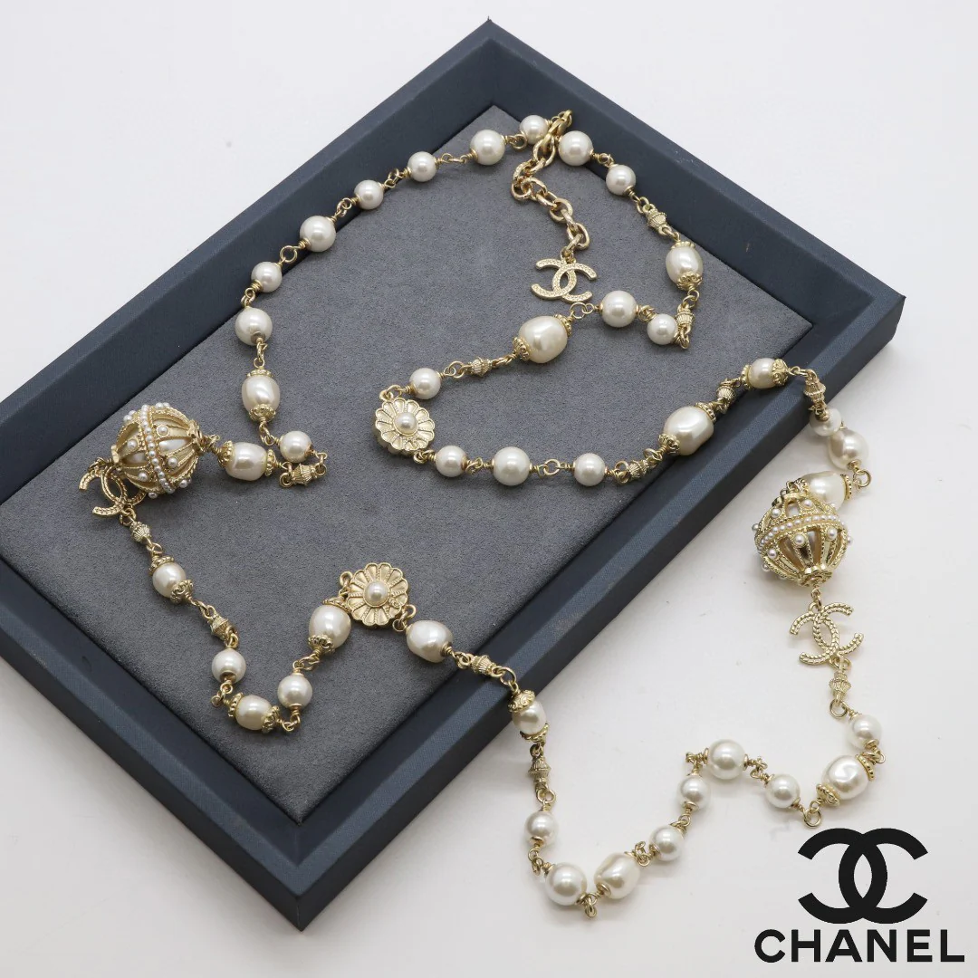 CCL301 CC long chain necklace sweater chain - ccjewelryacc