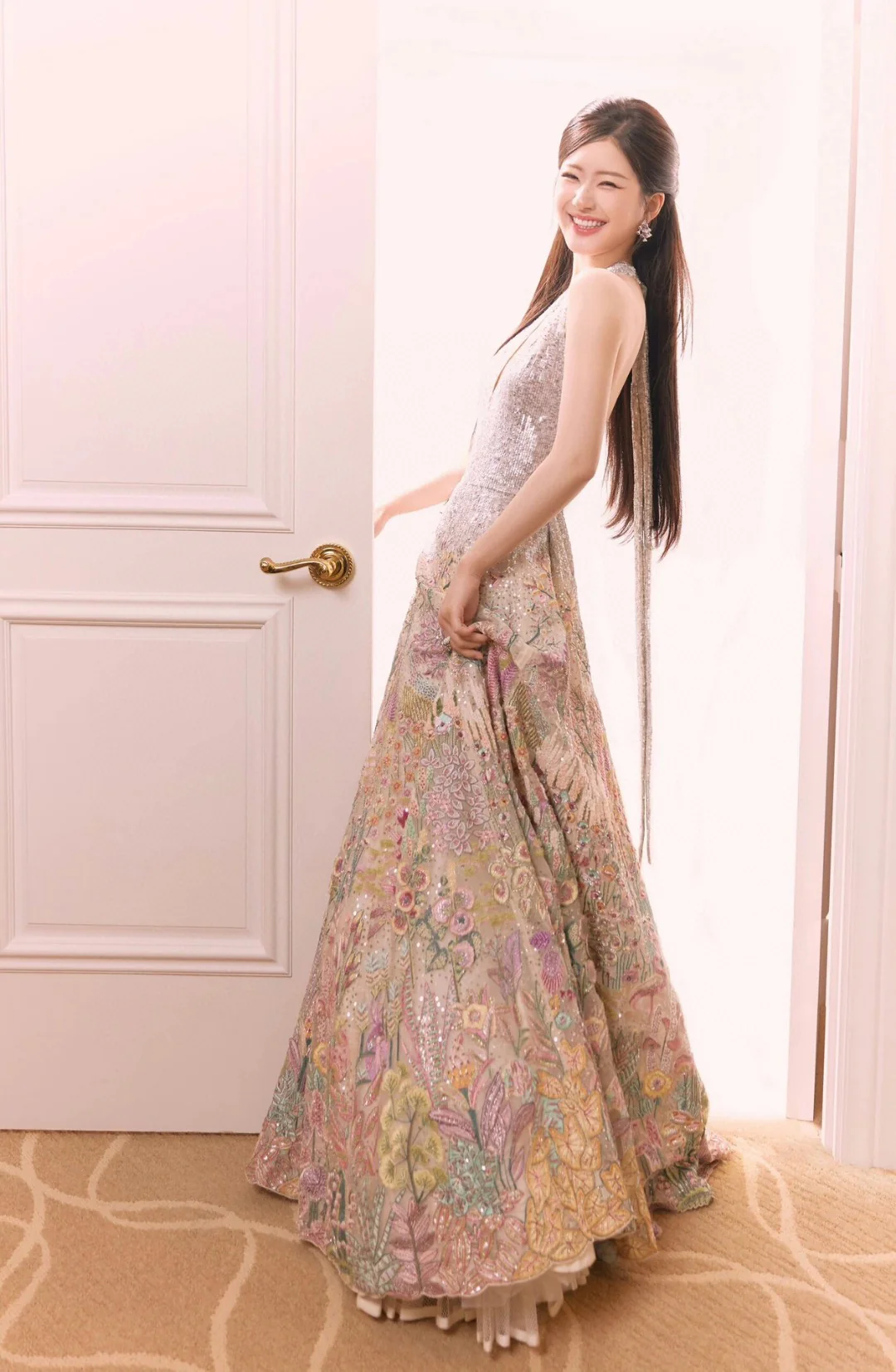 BGES003 S925 Sterling Silver Diamond DIVAS' DREAM stud Earring - ccjewelryacc