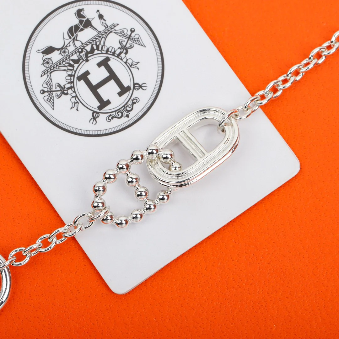 HMSS007 S925 Sterling Sliver Small Parade Bracelet - ccjewelryacc