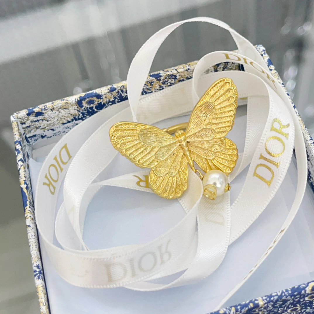 CDR013 Dior butterfly ring - ccjewelryacc