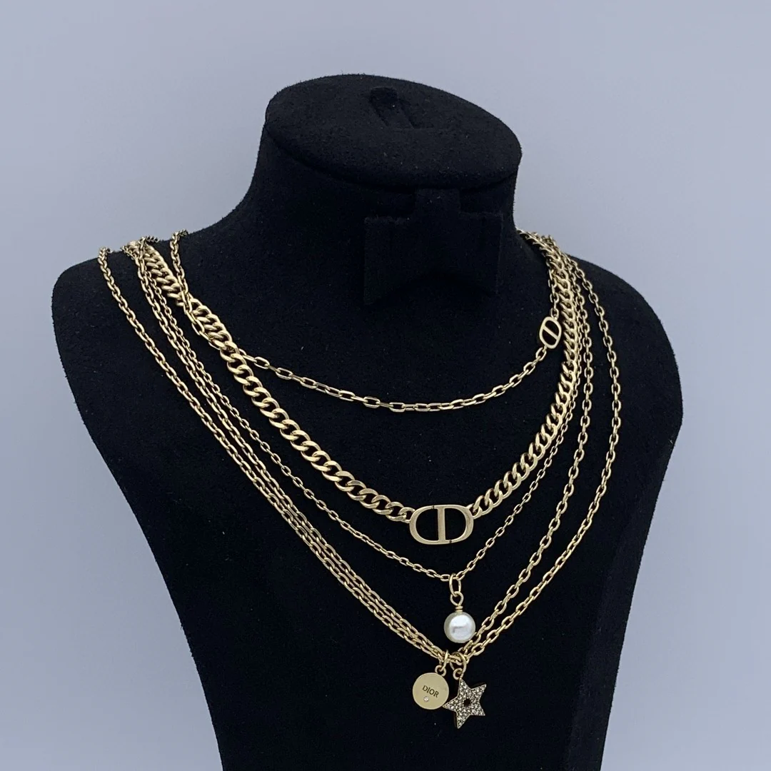 CDN261 High quality Luxury Designer CD Women Necklace - ccjewelryacc