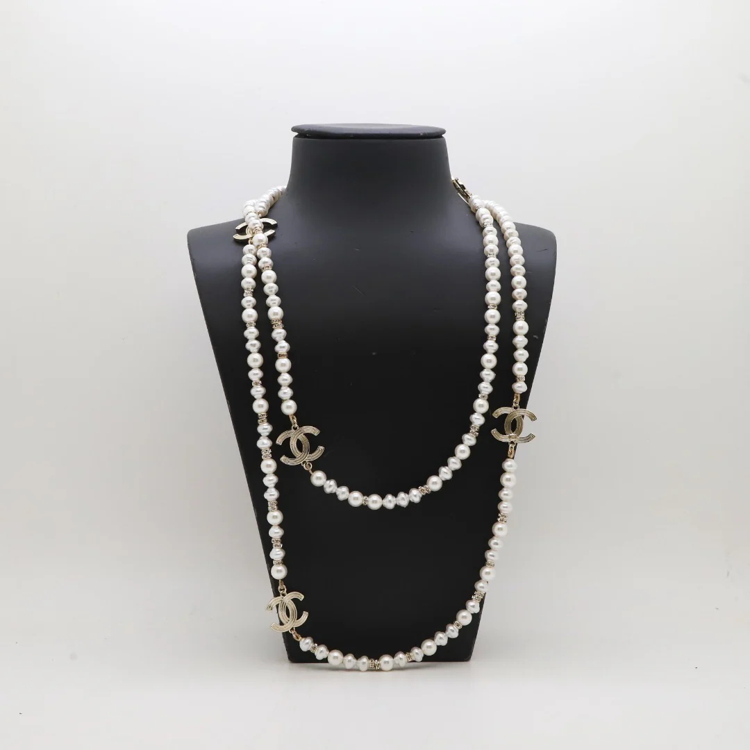 CCL247 CC Long Chain Necklace sweater chain - ccjewelryacc