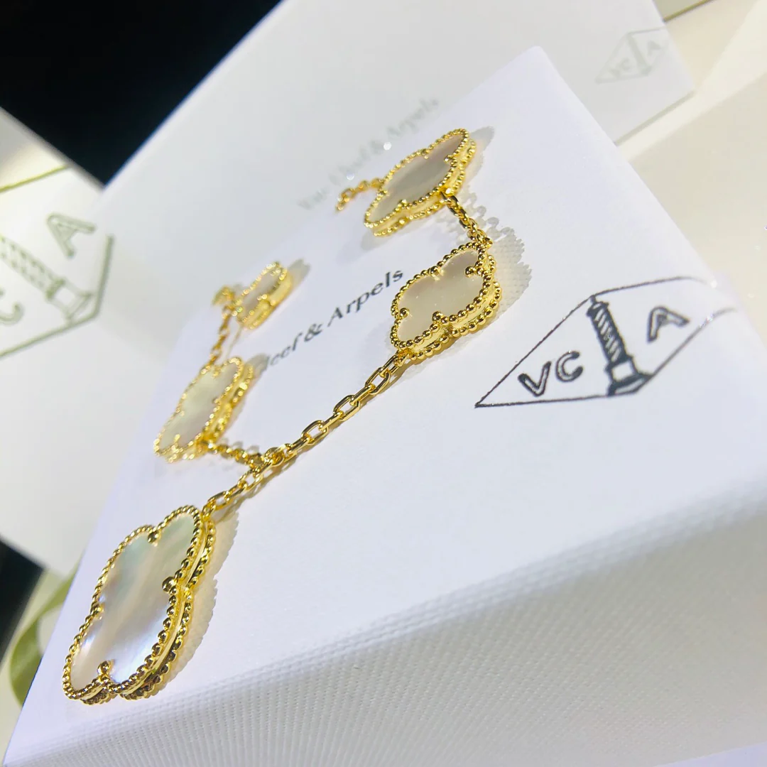 VCS015 Van cleef magic alhambra bracelet 5 motifs - ccjewelryacc