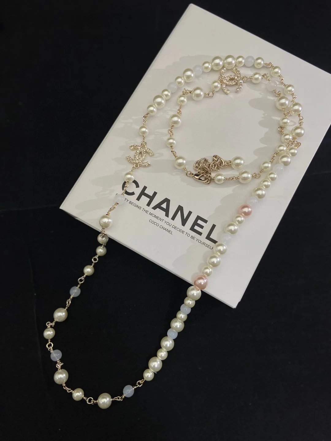 CCL245 CC Long Chain Necklace sweater chain - ccjewelryacc