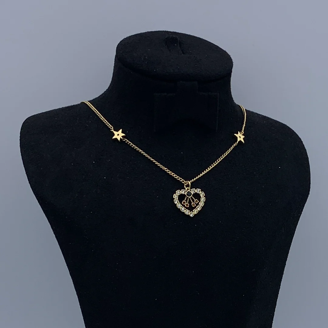 CDN286 High quality Luxury Designer CD Pendant Necklace For Women - ccfashionjewelry