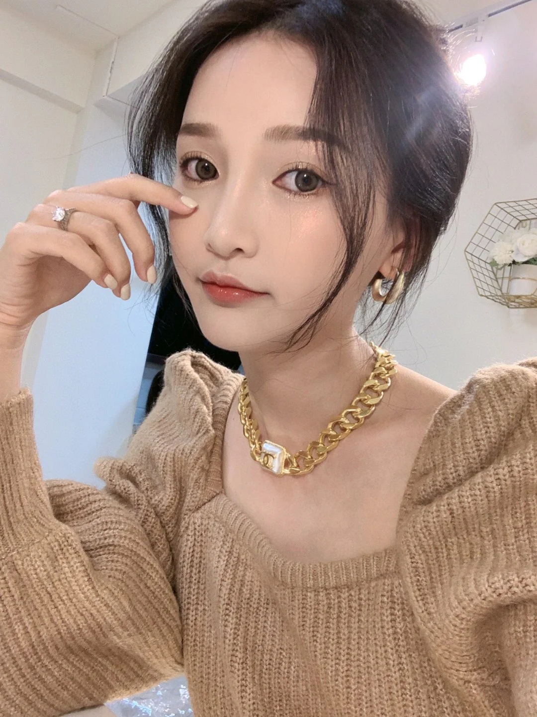 CCN089 CC Choker Necklace - ccjewelryacc