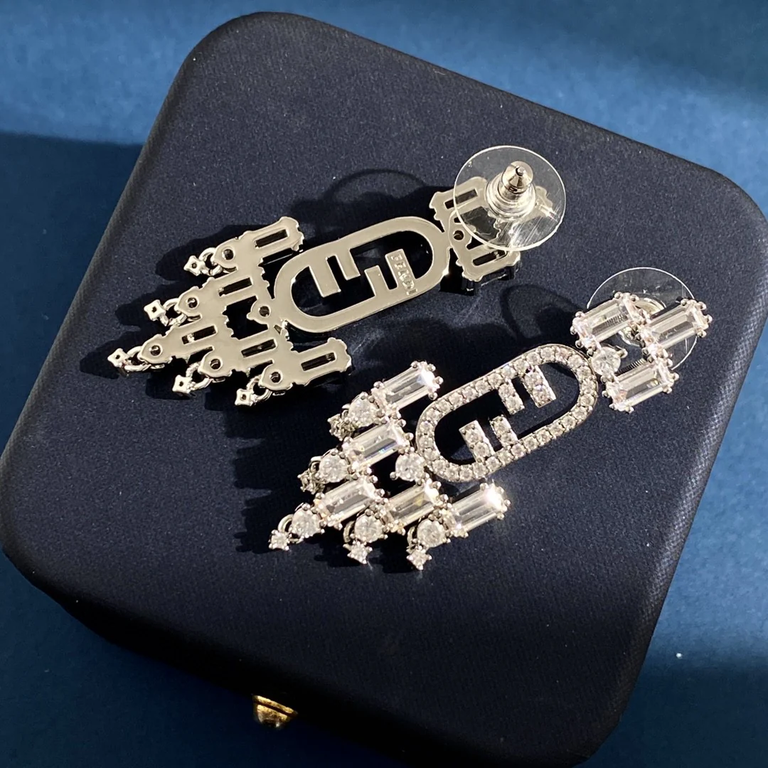 FDE089 Fendi tassels earrings - ccjewelryacc