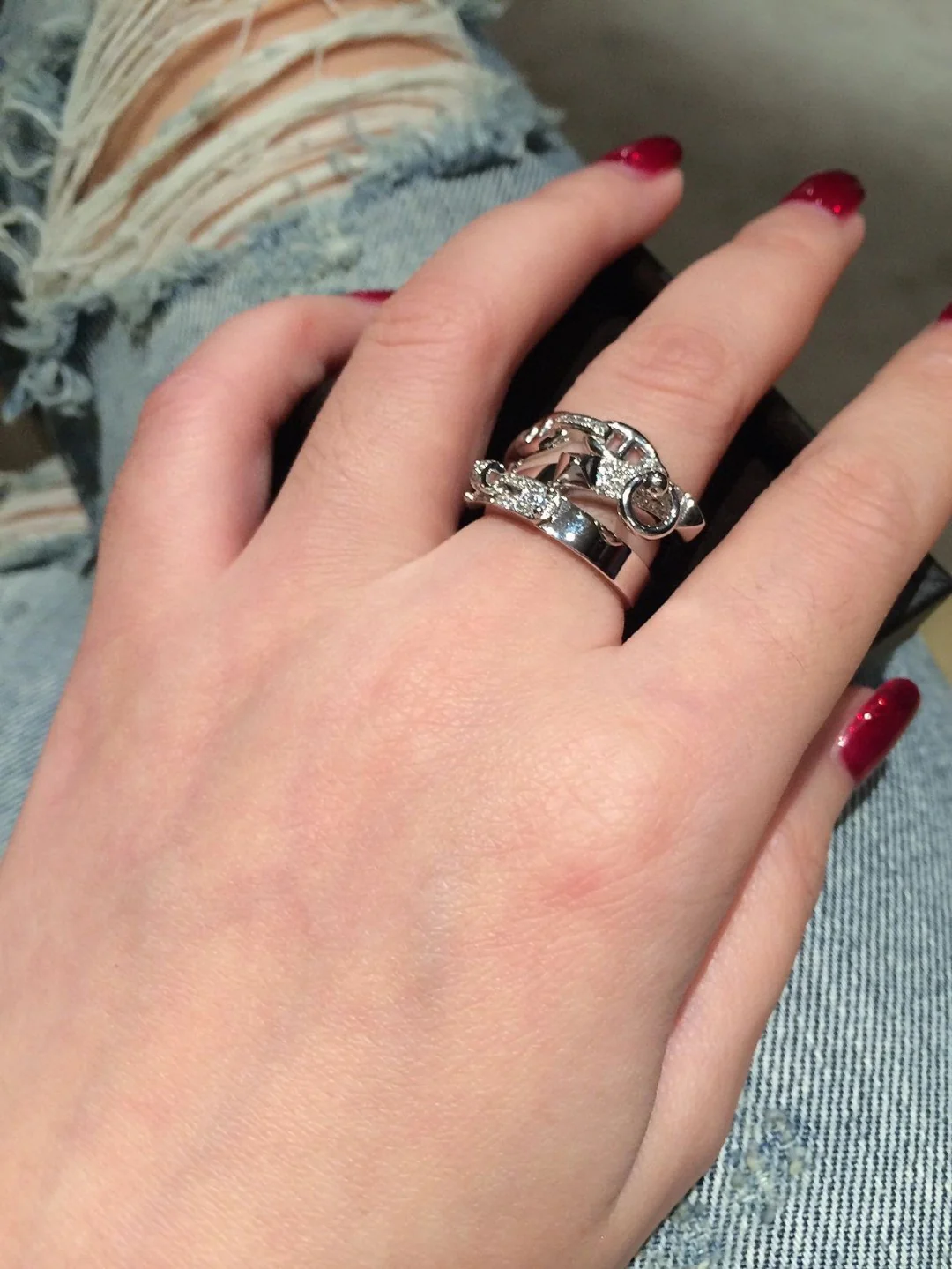 HMR012 Chaine d'ancre Chaos ring - ccjewelryacc