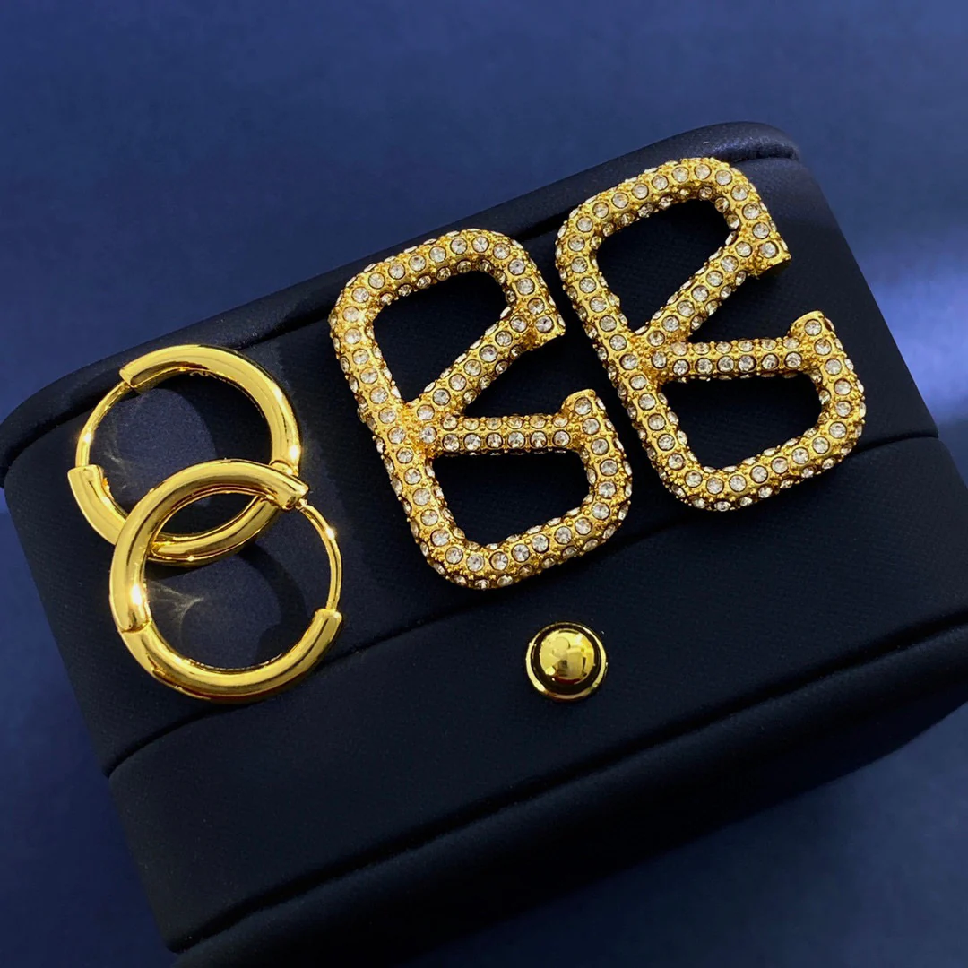 VTE047 valentino garavani vlogo signature earrings - ccjewelryacc