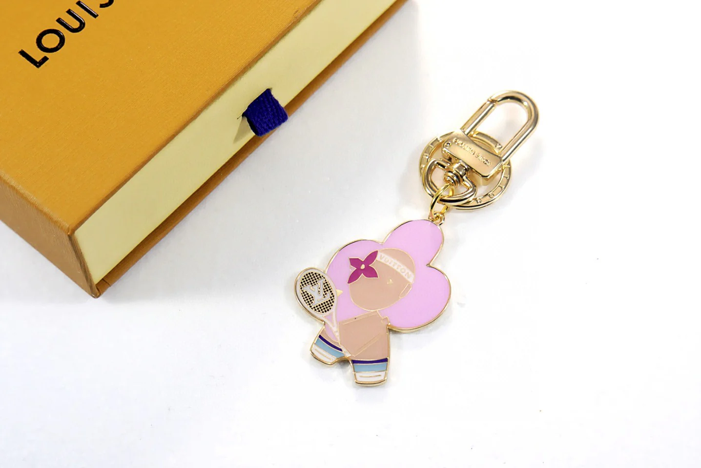 LVK095 Luxury designer Chromatic Keychain M01445 - ccjewelryacc