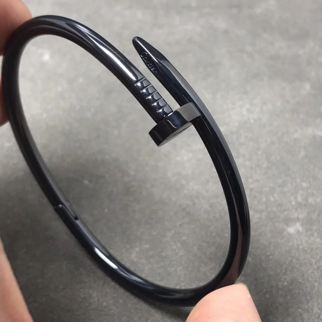 CTS007 Black nail bracelet - ccjewelryacc