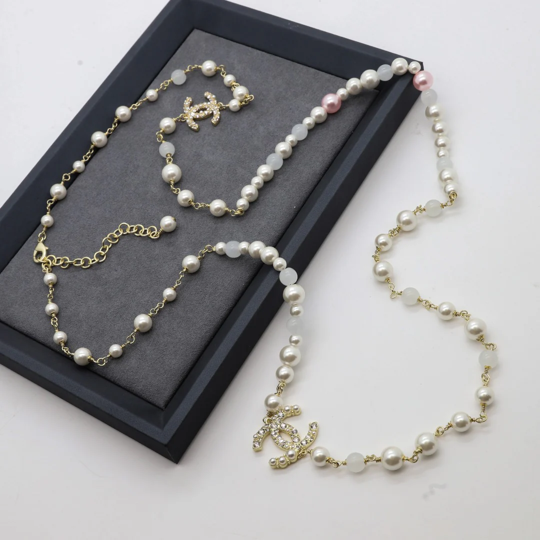 CCL245 CC Long Chain Necklace sweater chain - ccjewelryacc