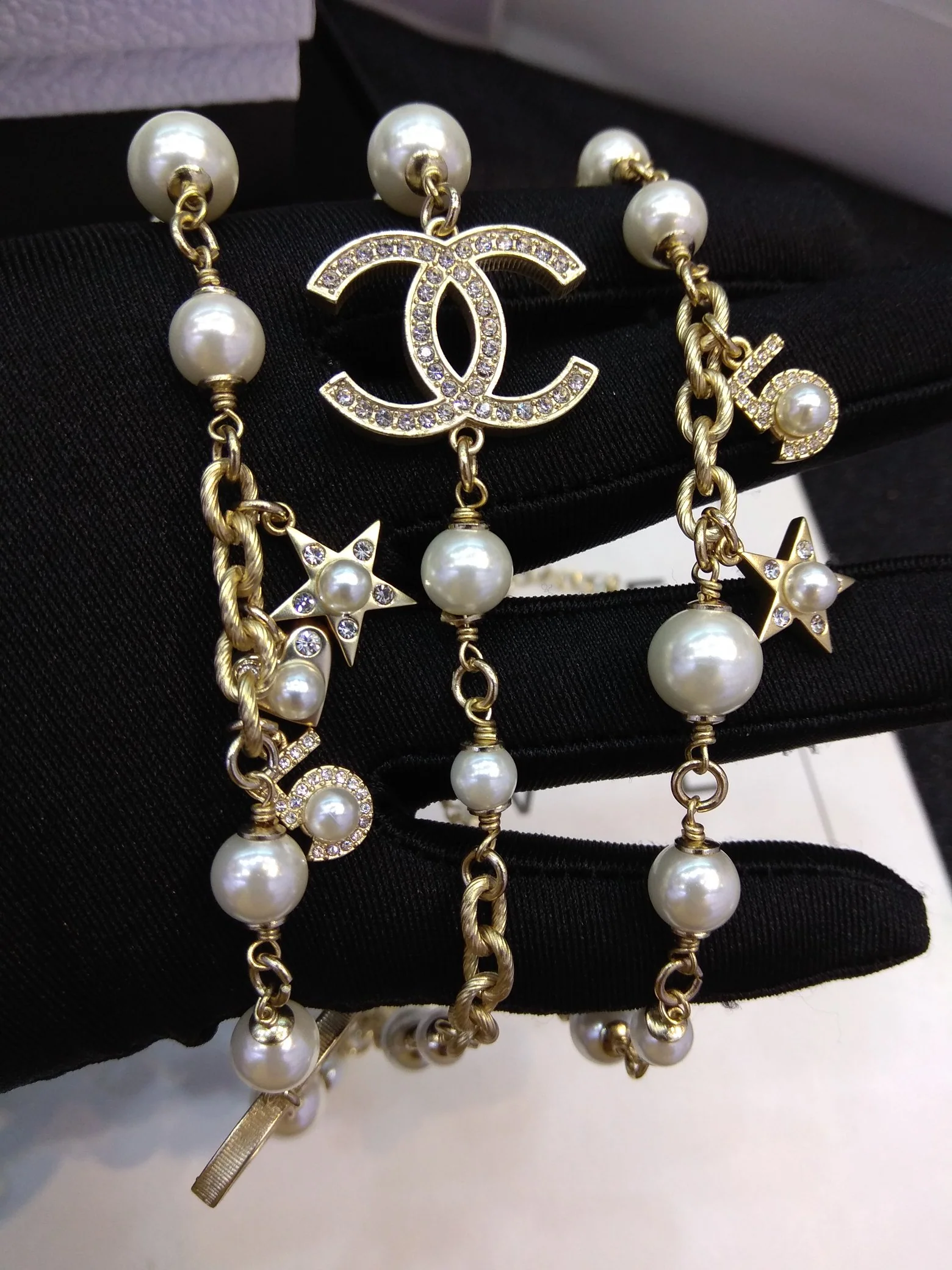CCL045 High Quality Luxury Designer Pearl Sweater Chain - ccjewelryacc