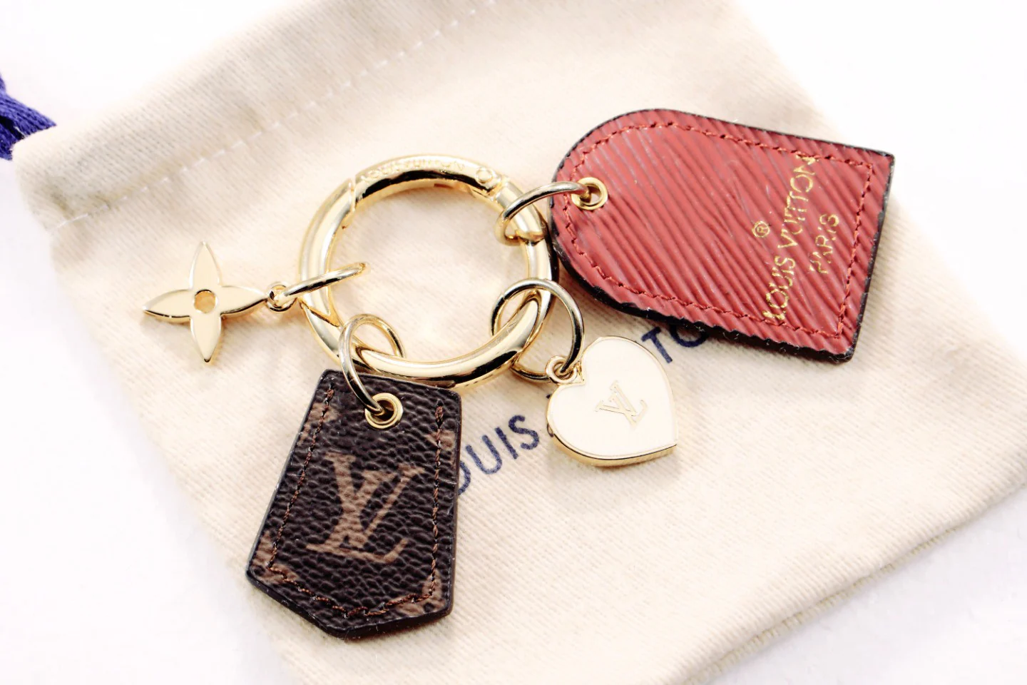LVK079 Luxury designer Chromatic Keychain - ccjewelryacc