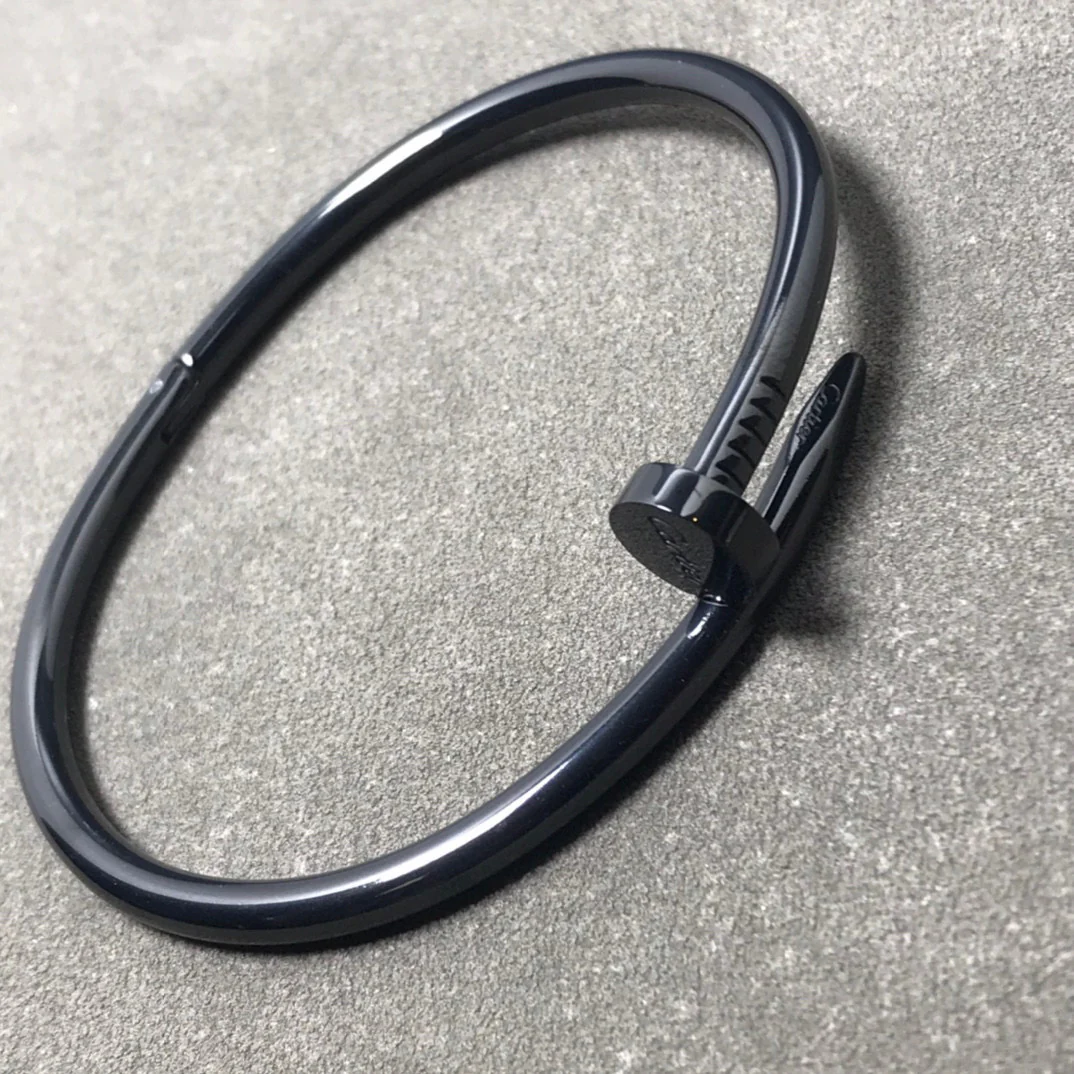 CTS007 Black nail bracelet - ccjewelryacc