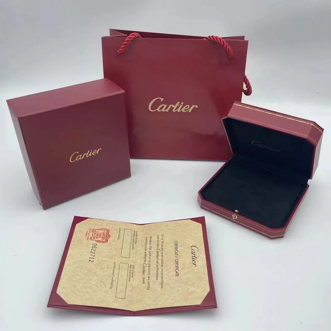 3 in 1 K Gold vesion Brand original Jewelry package box for necklace pendant, ring,braceletgift package box shopping bag high quality CTZ001 - ccjewelryacc