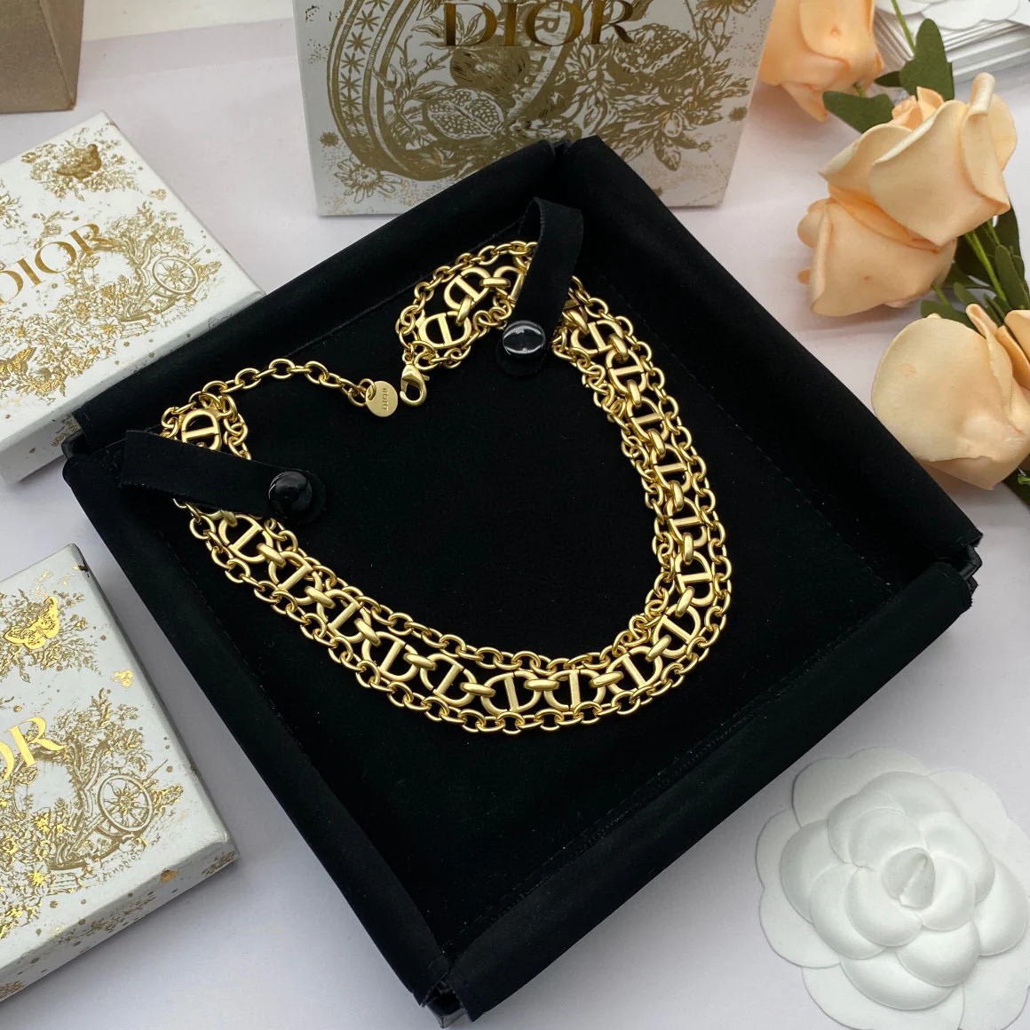 CDN097 High Quality CD Choker Necklace - ccjewelryacc