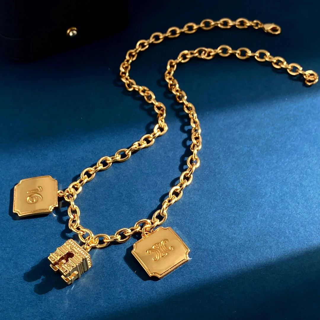 CLN002  Triomphe pendant necklace - ccjewelryacc