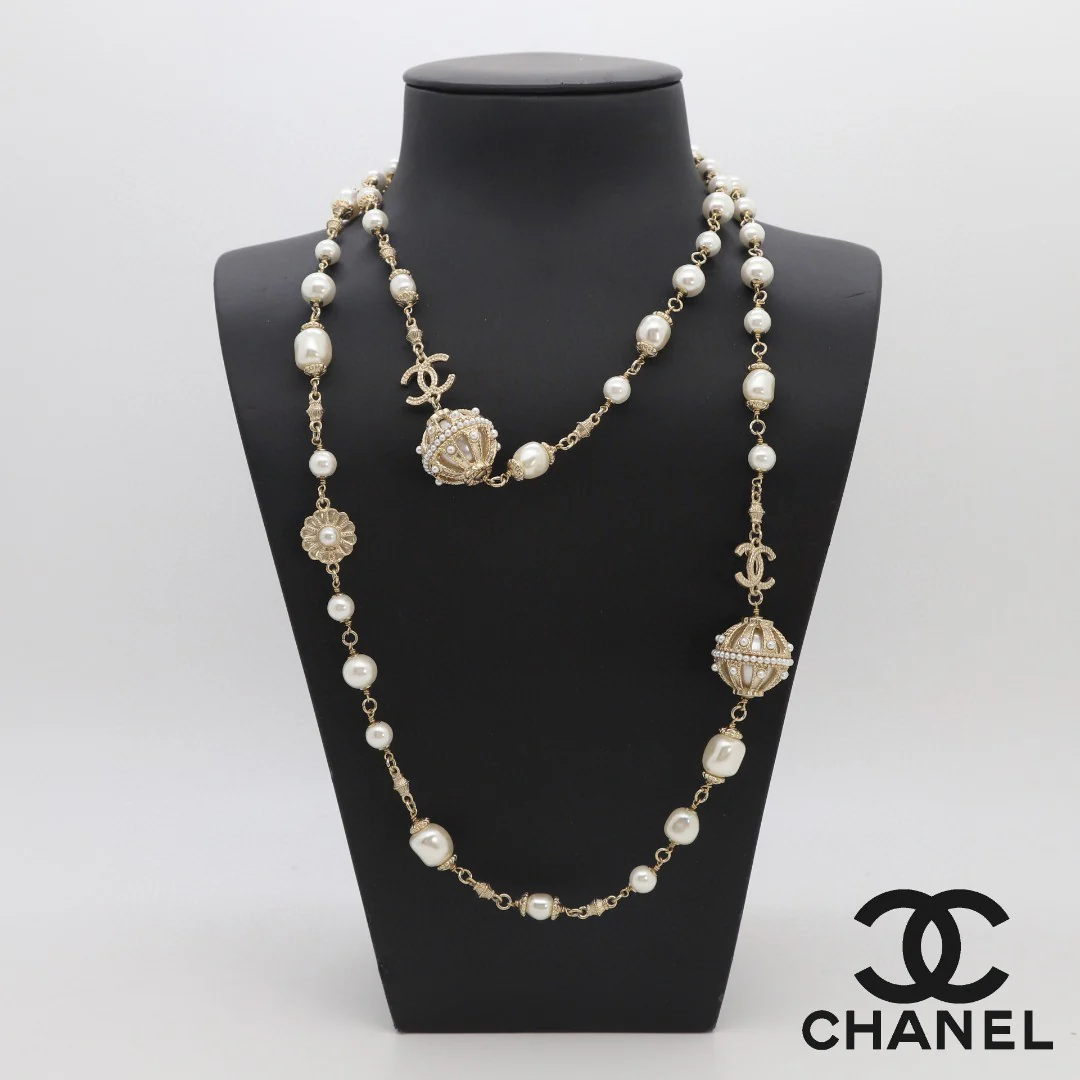CCL301 CC long chain necklace sweater chain - ccjewelryacc