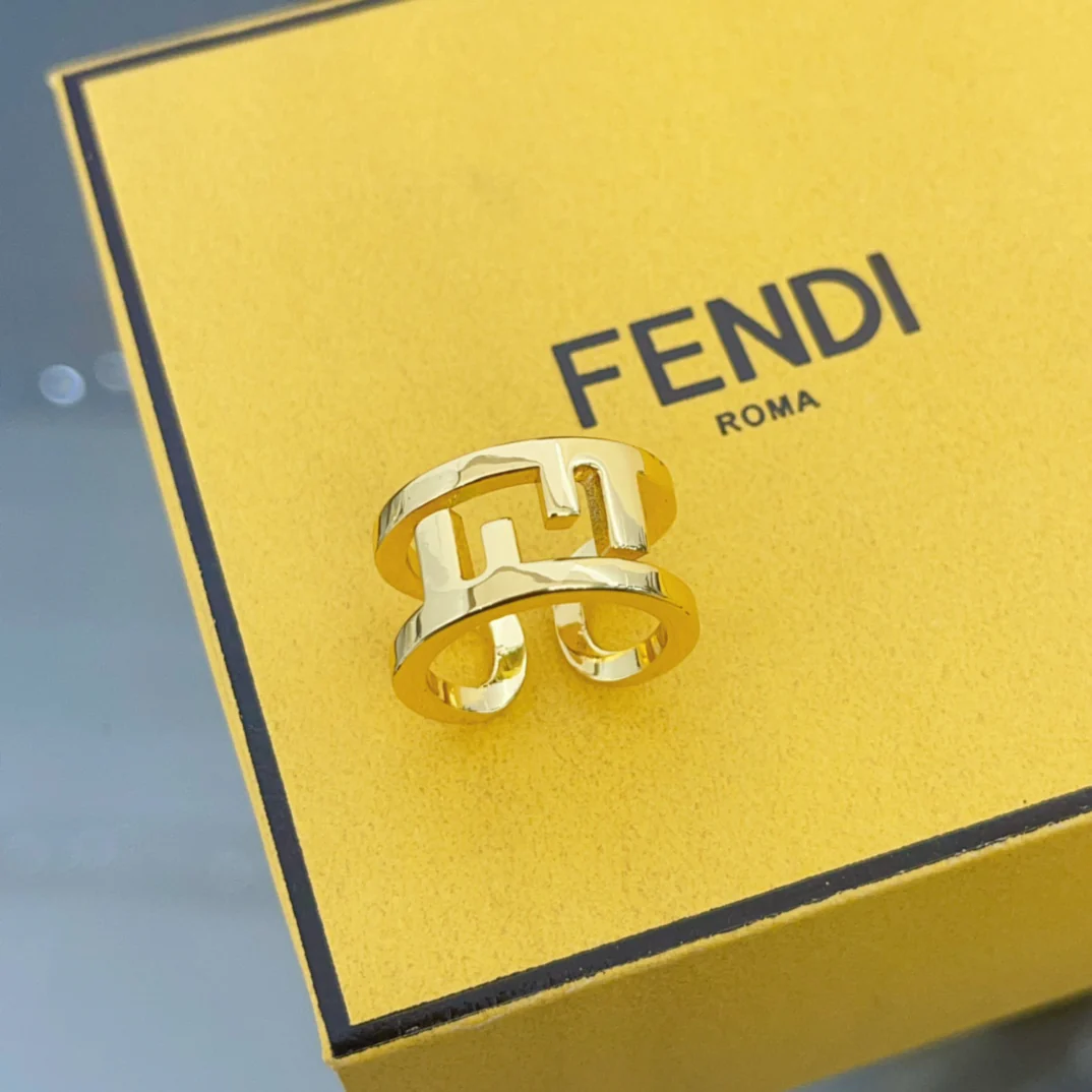 FDR002 Fendi gold ring - ccjewelryacc