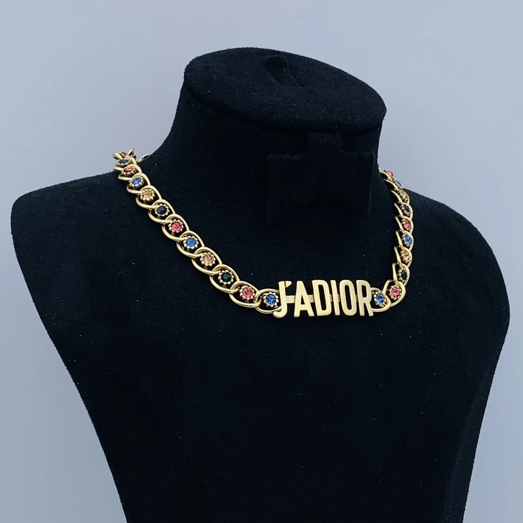 CDN170 High quality CD Choker Necklace - ccjewelryacc