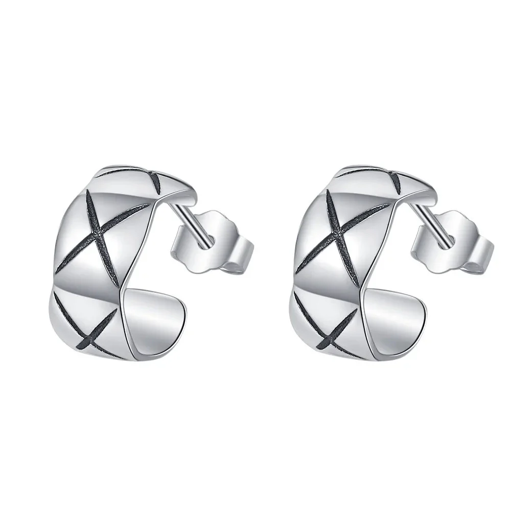 CCE8004S coco crush earring S925 Silver diamond Cc earring - ccjewelryacc