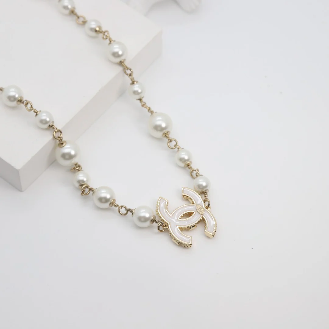 CCL040 High Quality Luxury Designer Pearl Sweater Chain - ccjewelryacc