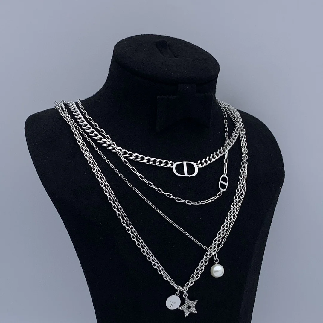 CDN261 High quality Luxury Designer CD Women Necklace - ccjewelryacc