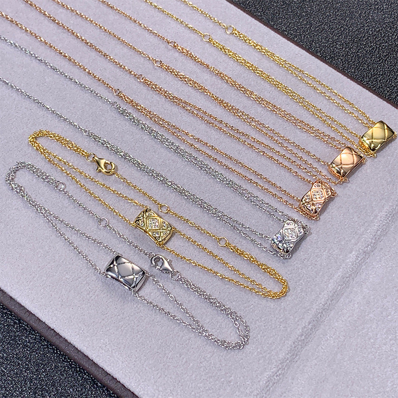 CCN409 COCO crush pendant Necklace Flat - ccjewelryacc