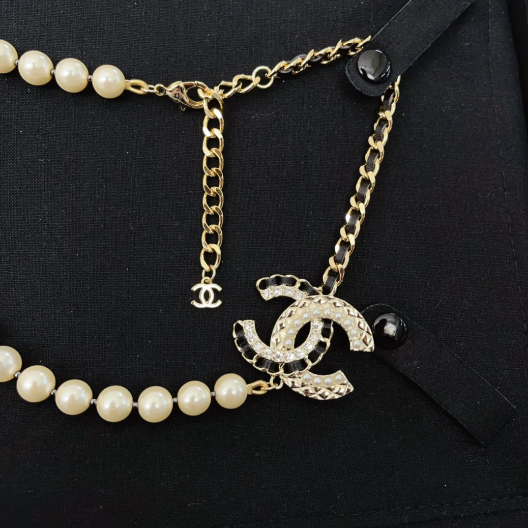 CCN017 Chanel Peal Choker Necklace For Women - ccjewelryacc