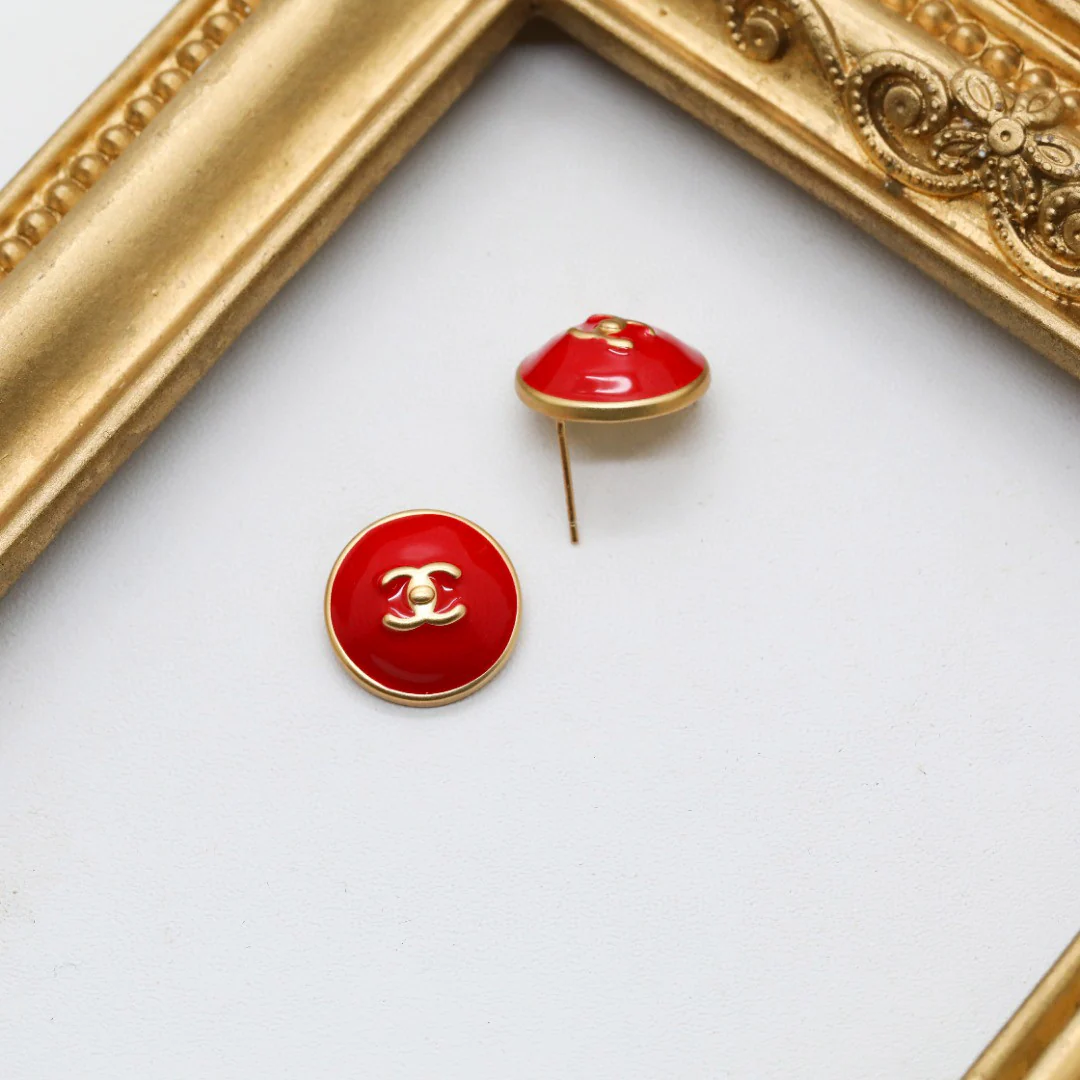CCE472 High Quality Vintage CC earring - ccjewelryacc