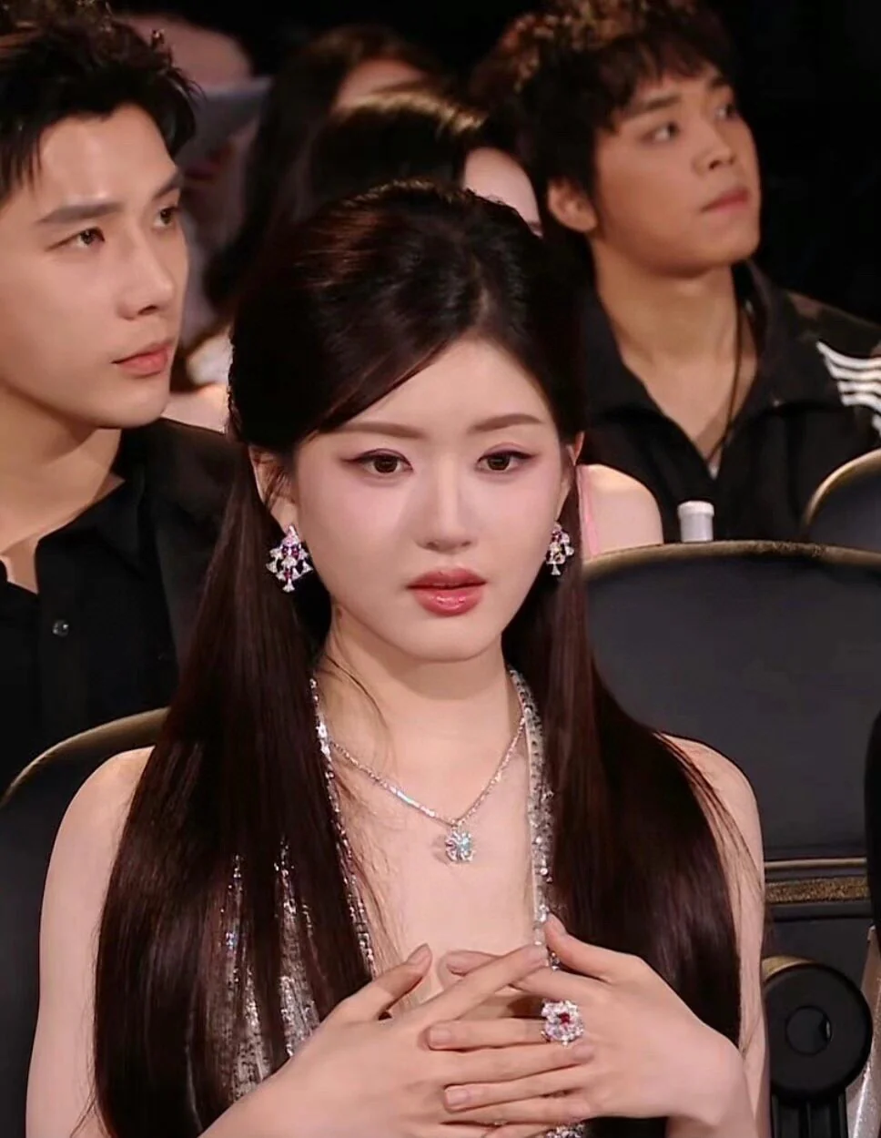 BGES003 S925 Sterling Silver Diamond DIVAS' DREAM stud Earring - ccjewelryacc