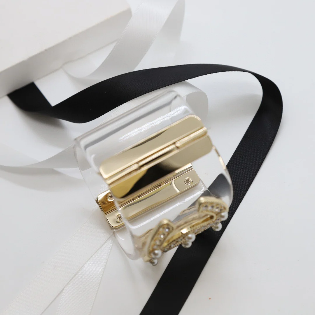 CCS067 Acrylic chanel cuff - ccjewelryacc