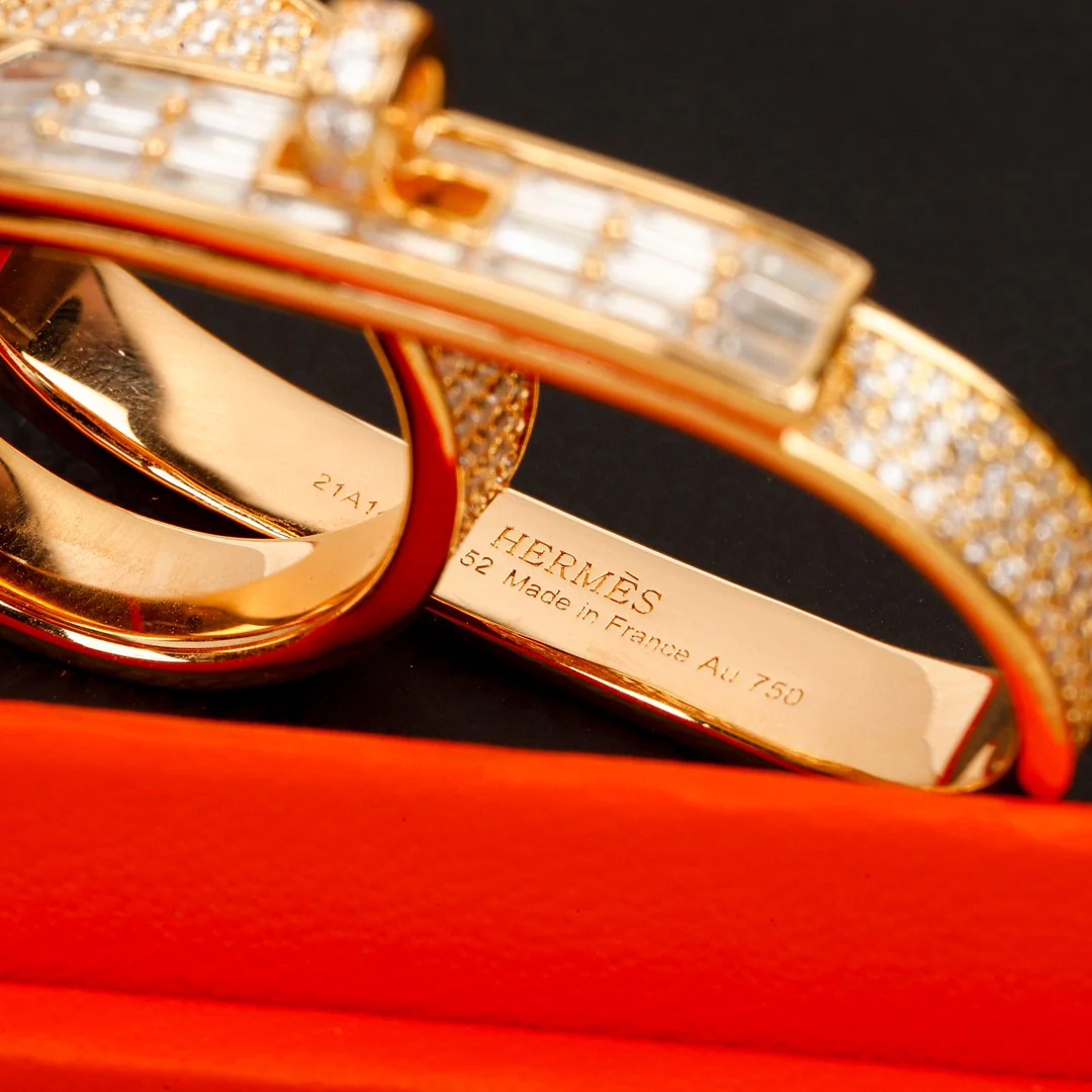 HMRS002 S925 Sterling Silver Kelly Gavroche Double rings - ccjewelryacc