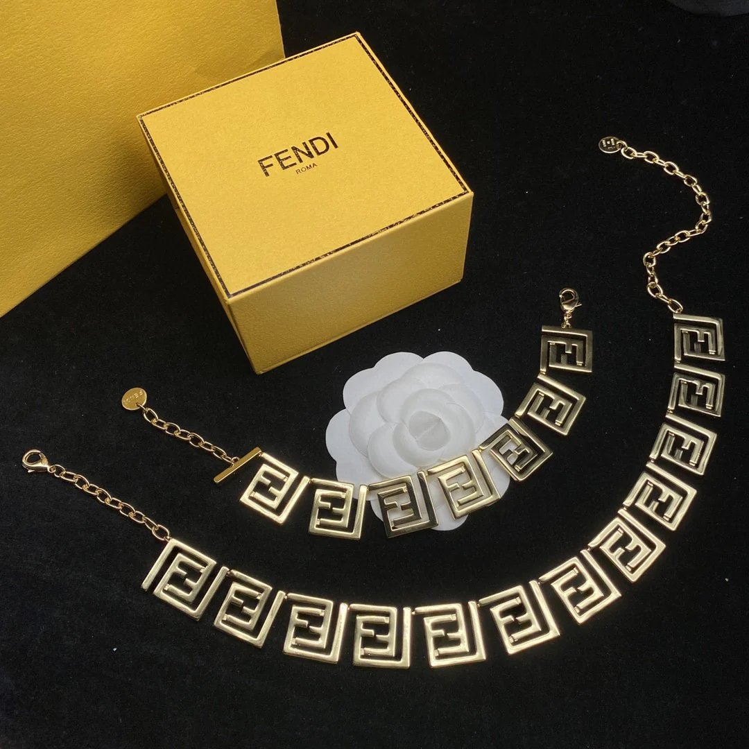 FDN005 High quality FD Necklace bracelet - ccjewelryacc