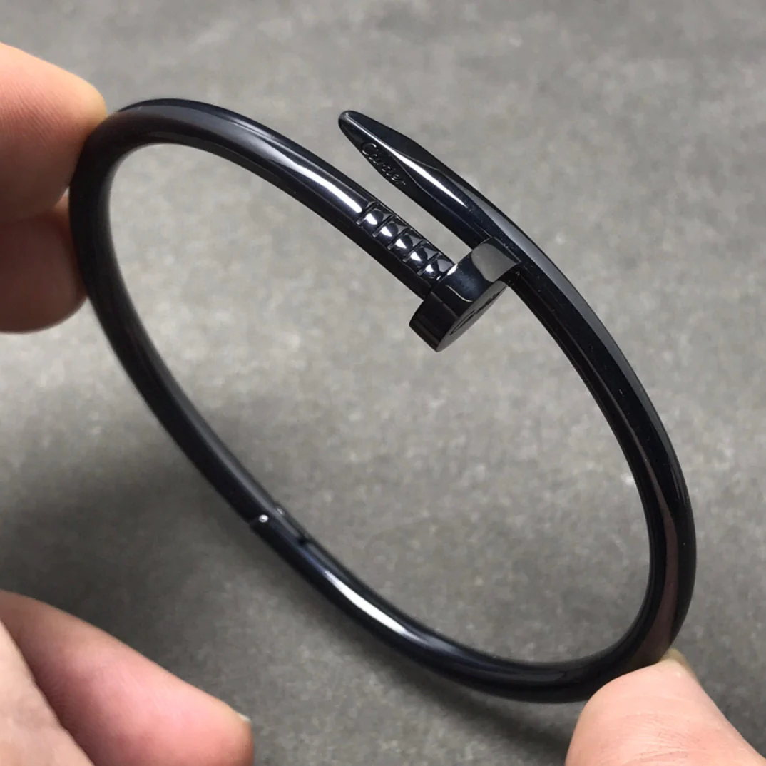 CTS007 Black nail bracelet - ccjewelryacc