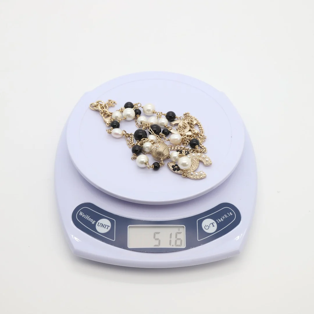 CCL042 High Quality Luxury Designer Pearl Sweater Chain - ccjewelryacc