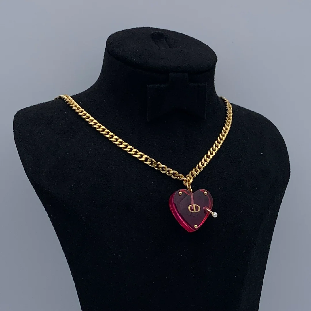 CDN279 High quality Luxury Designer CD Pendant Necklace For Women - ccjewelryacc