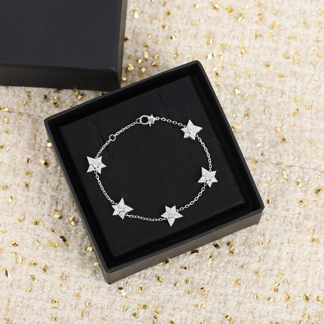 CCSS002 S925 Sterling Silver Comete Geode Bracelet cuff - ccjewelryacc