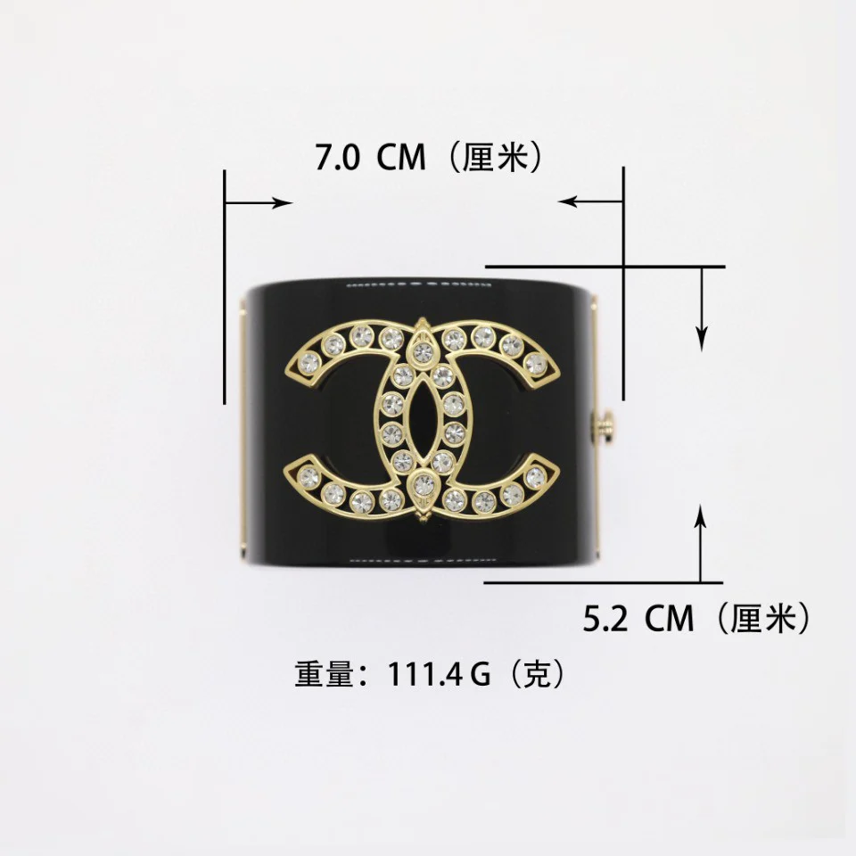 CCS058 CC Acrylic cuff bracelet - ccjewelryacc