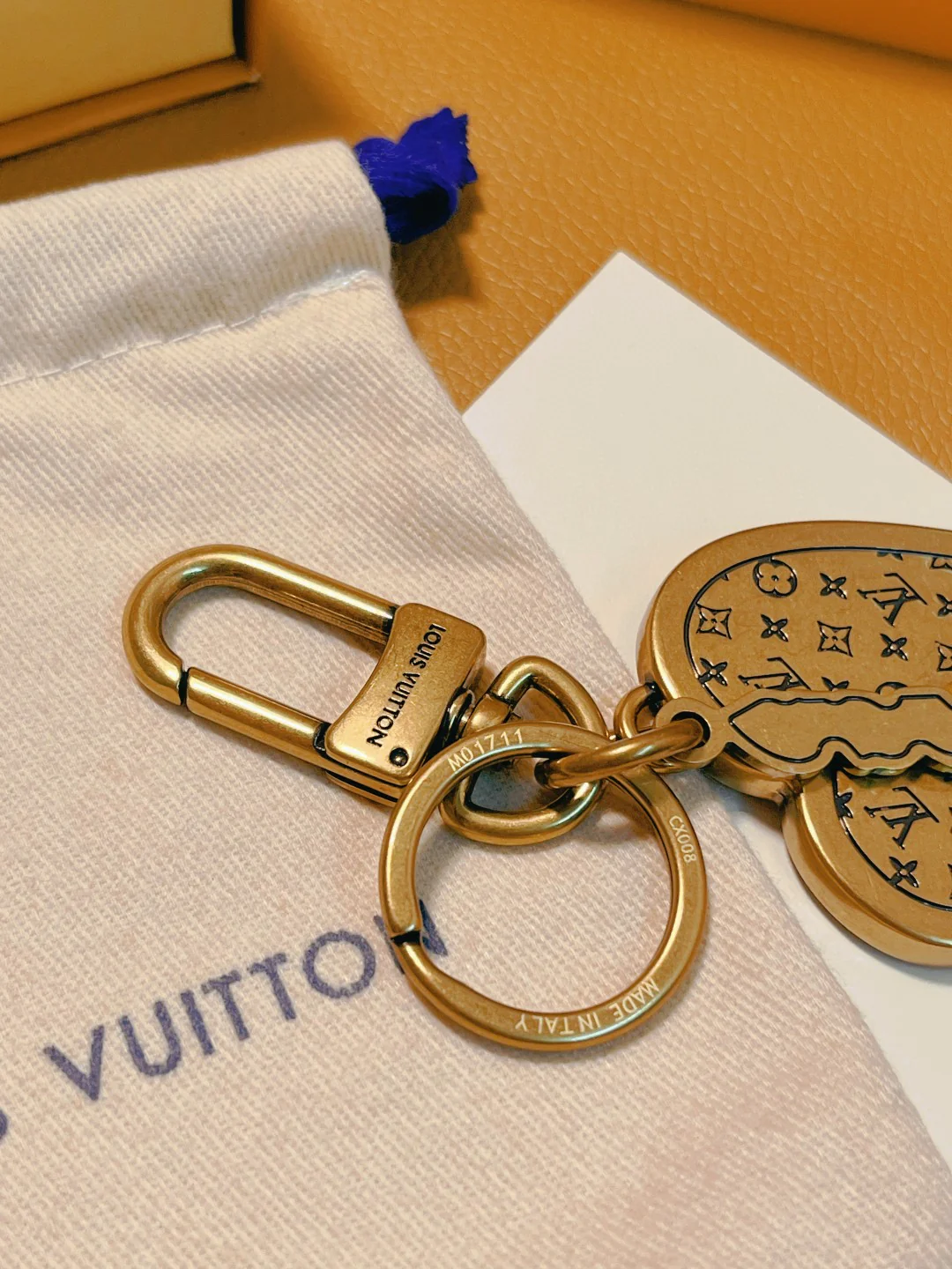 LVK100 Luxury designer Chromatic Keychain M01711 - ccjewelryacc