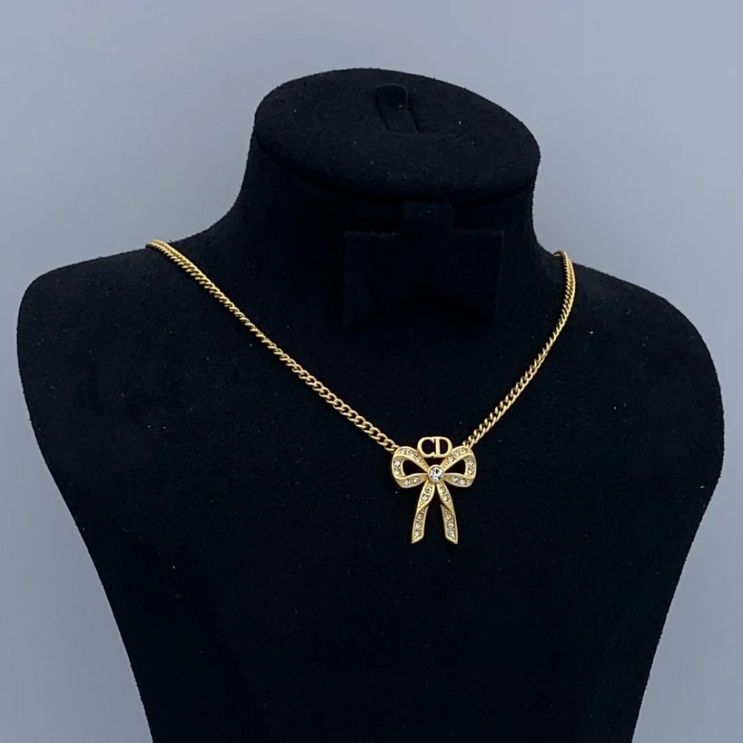 CDN268 High quality Luxury Designer CD Women Pendant Necklace - ccjewelryacc
