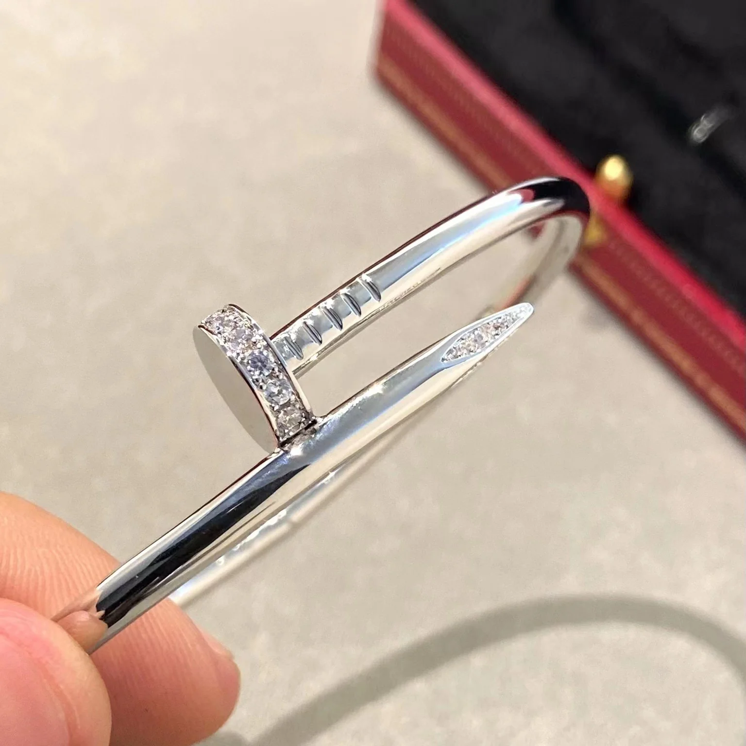 KB8001 High Version High Quality Nail Bangle Bracelet for Women men - ccjewelryacc