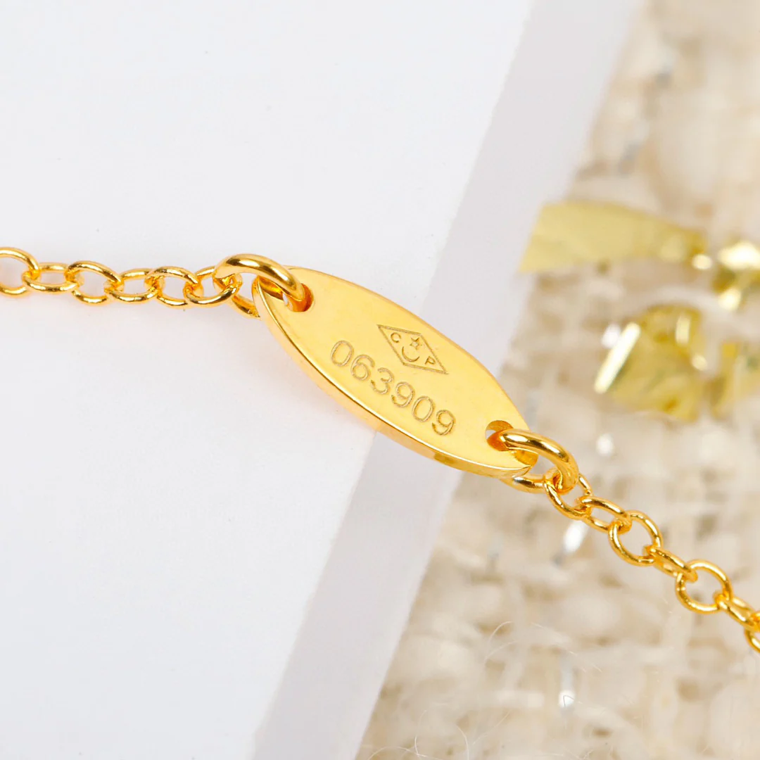 CDN308 Top quality CD Rose des Vents eight-pointed star Necklace For Women - ccjewelryacc