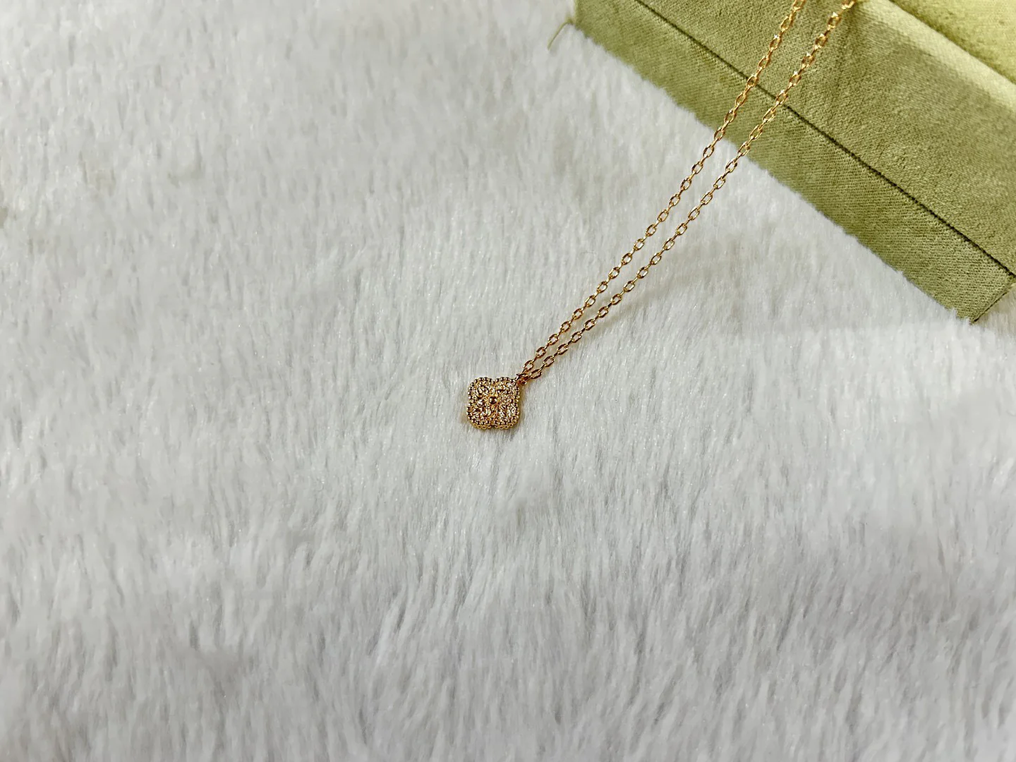 VCN022 Mini Gold stamping vca sweet alhambra necklace - ccjewelryacc